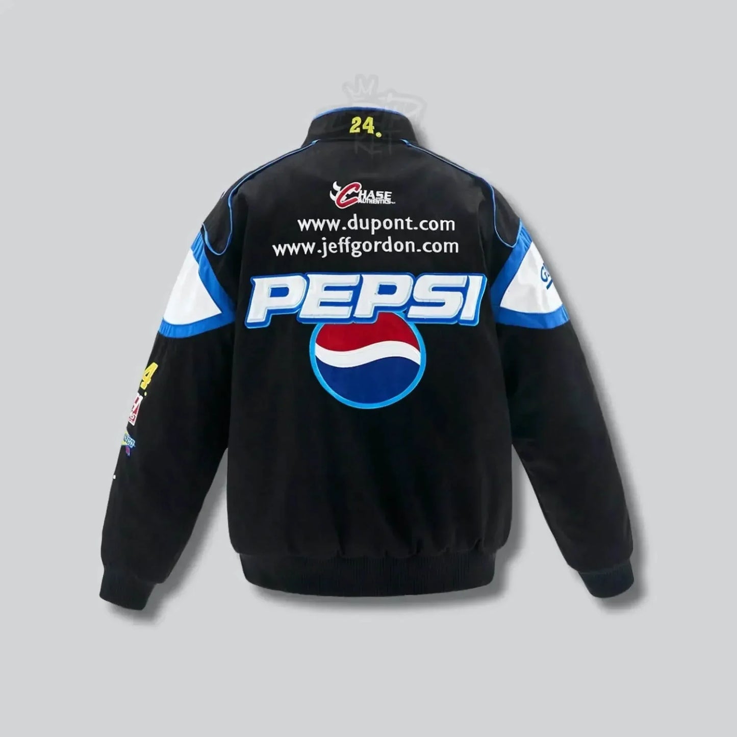PEPSI NASCAR BLACK JACKET - F1 Vintage Racewear