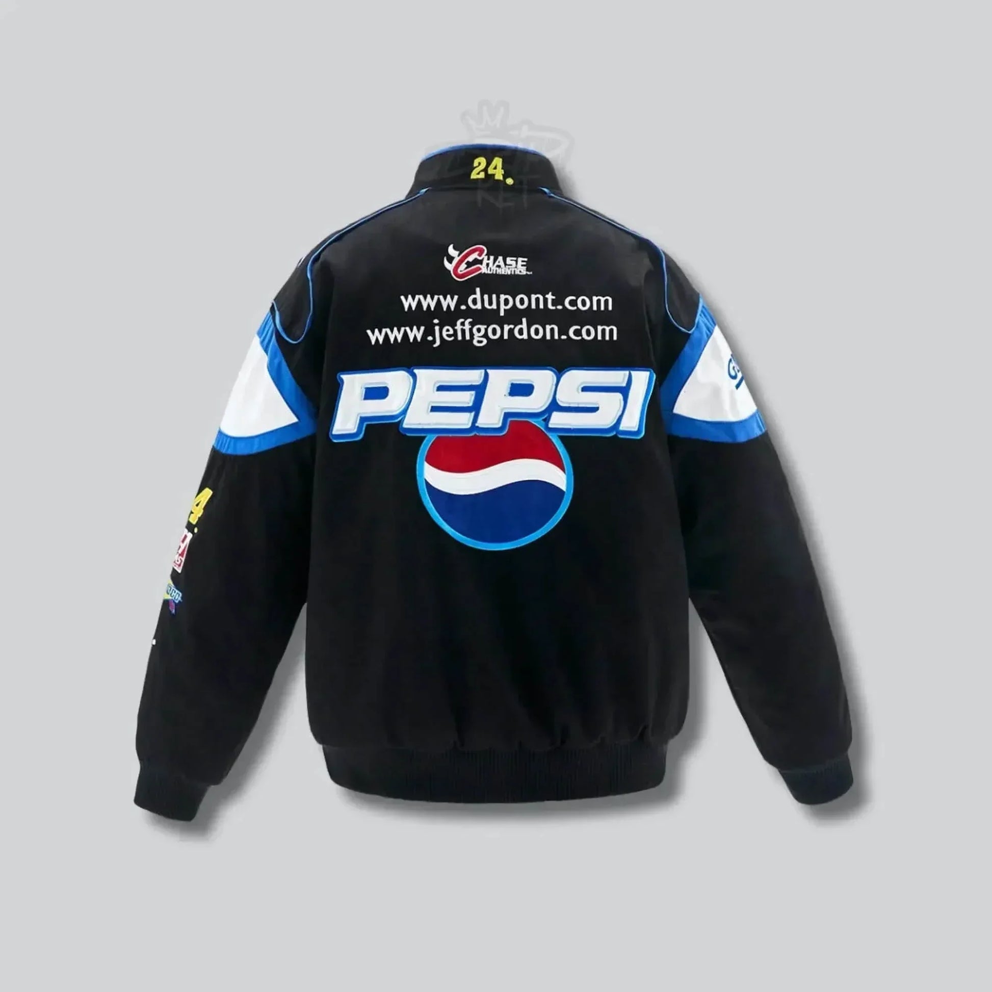 PEPSI NASCAR BLACK JACKET - F1 Vintage Racewear