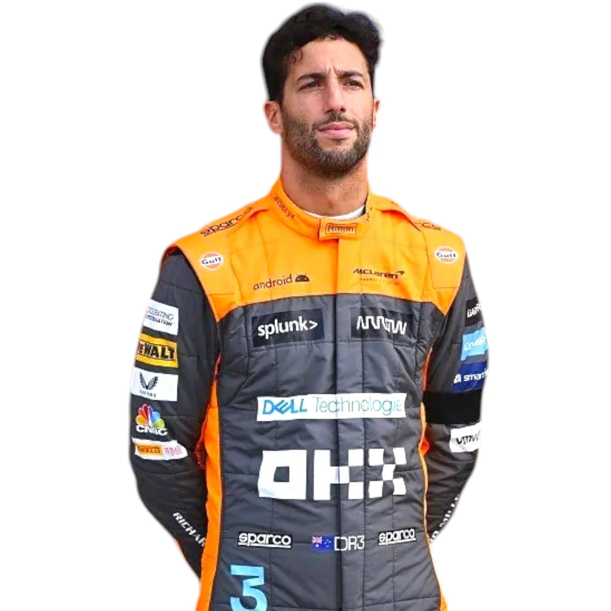 Daniel Ricciardo 2022 McLaren Race Suit - São Paulo GP - F1 Vintage Racewear