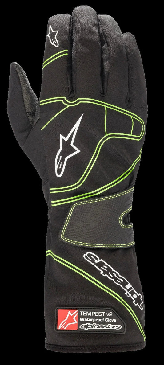 Tempest V2 Waterproof Racing Gloves - F1 Vintage Racewear