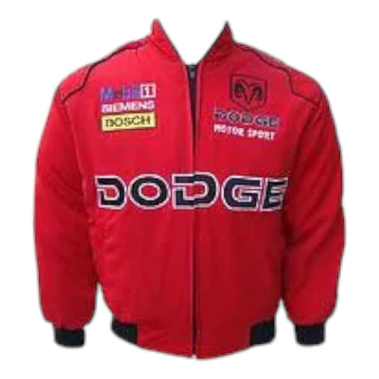 Dodge Sport Racing Jacket Red - F1 Vintage Racewear