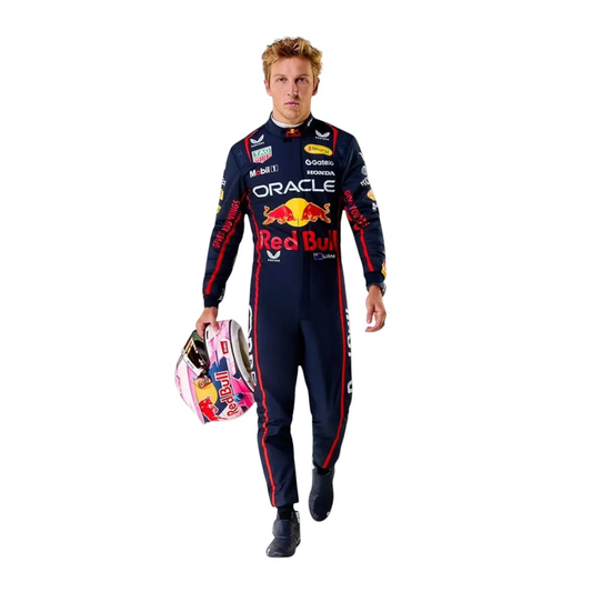 Liam Lawson 2025 Oracle Red Bull F1 Racing Suit - F1 Vintage Racewear