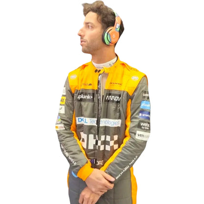 Daniel Ricciardo 2022 McLaren Race Suit - São Paulo GP - F1 Vintage Racewear