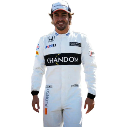 2016 Fernando Alonso Mclaren F1 Team Race Suit - F1 Vintage Racewear