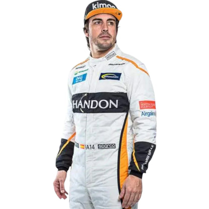 Fernando Alonso 2018 McLaren Formula 1 Race Suit Replica - F1 Vintage Racewear