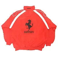 Ferrari Vodafone Racing Jacket Red & Black - F1 Vintage Racewear