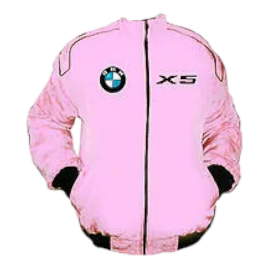 BMW X5 Racing Jacket Light Pink - F1 Vintage Racewear