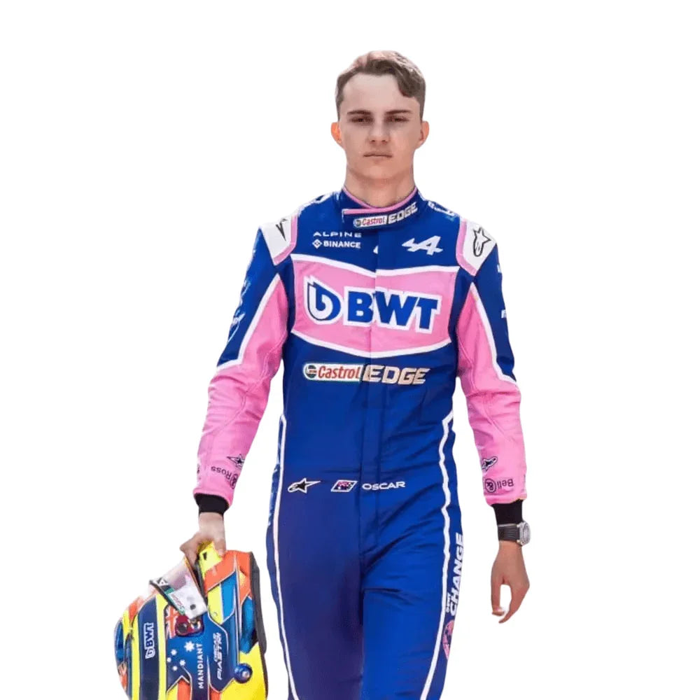 2022 Oscar Piastri BWT Alpine F1 Race suit - F1 Vintage Racewear