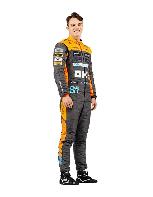 2023 Oscar Piastri McLaren Formula 1 Race Suit - F1 Vintage Racewear