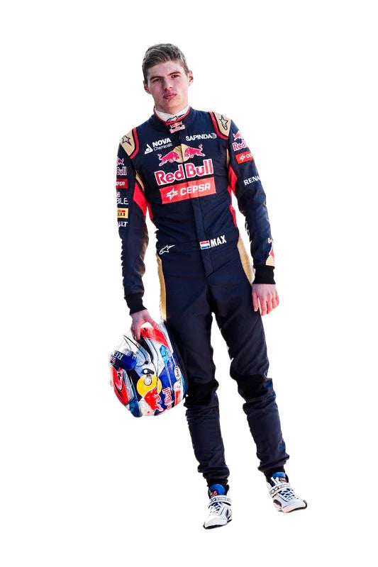 2015 Max Verstappen F1 Red Bull Racing Suit - F1 Vintage Racewear