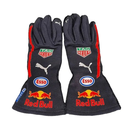 2017 Max Verstappen F1 Red Bull Racing Gloves - F1 Vintage Racewear