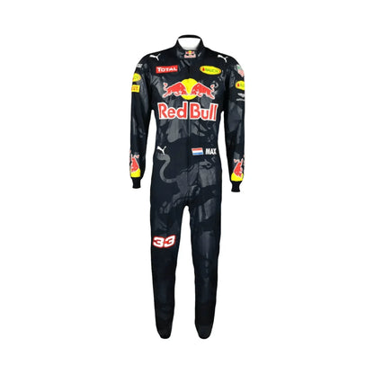 2016 Max Verstappen F1 Red Bull Racing Suit - F1 Vintage Racewear