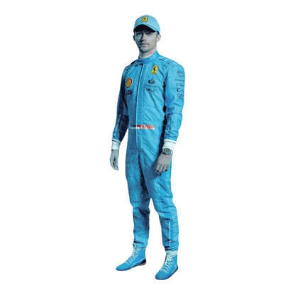 2024 Scuderia Ferrari HP Miami Grand Prix F1 Race Suit - F1 Vintage Racewear
