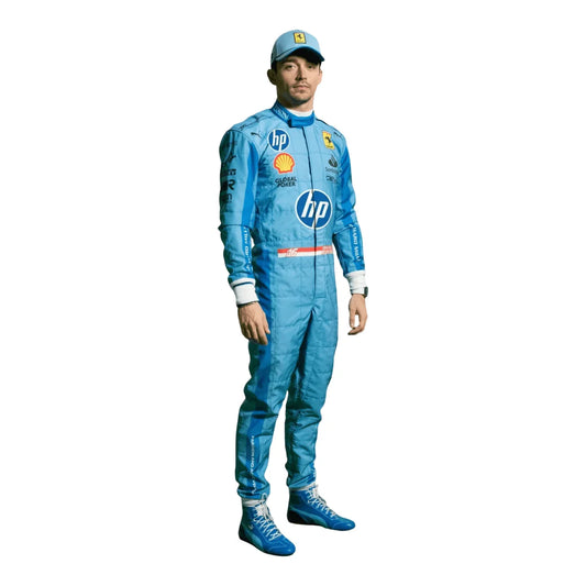2024 Scuderia Ferrari HP Miami Grand Prix F1 Race Suit - F1 Vintage Racewear