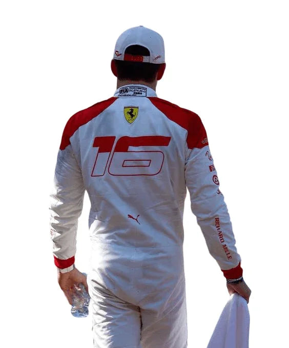 Charles Leclerc Ferrari 2023 F1 Race Suit - Monaco GP - F1 Vintage Racewear