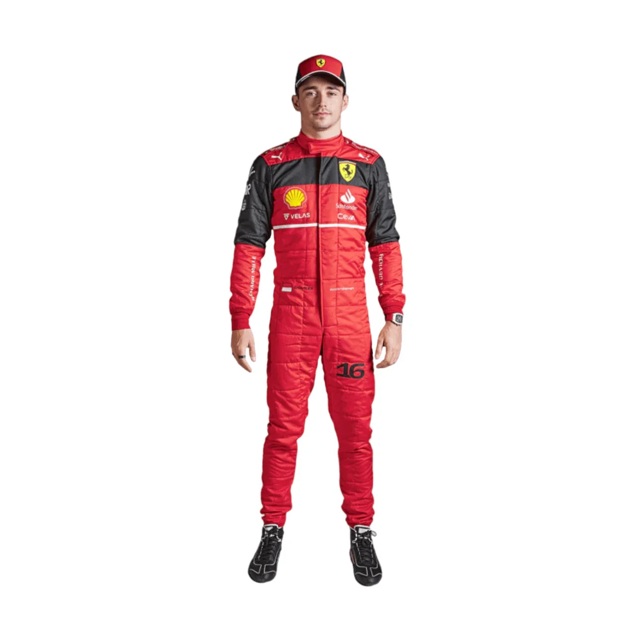 New Charles Leclerc 2022 Race Suit - F1 Vintage Racewear