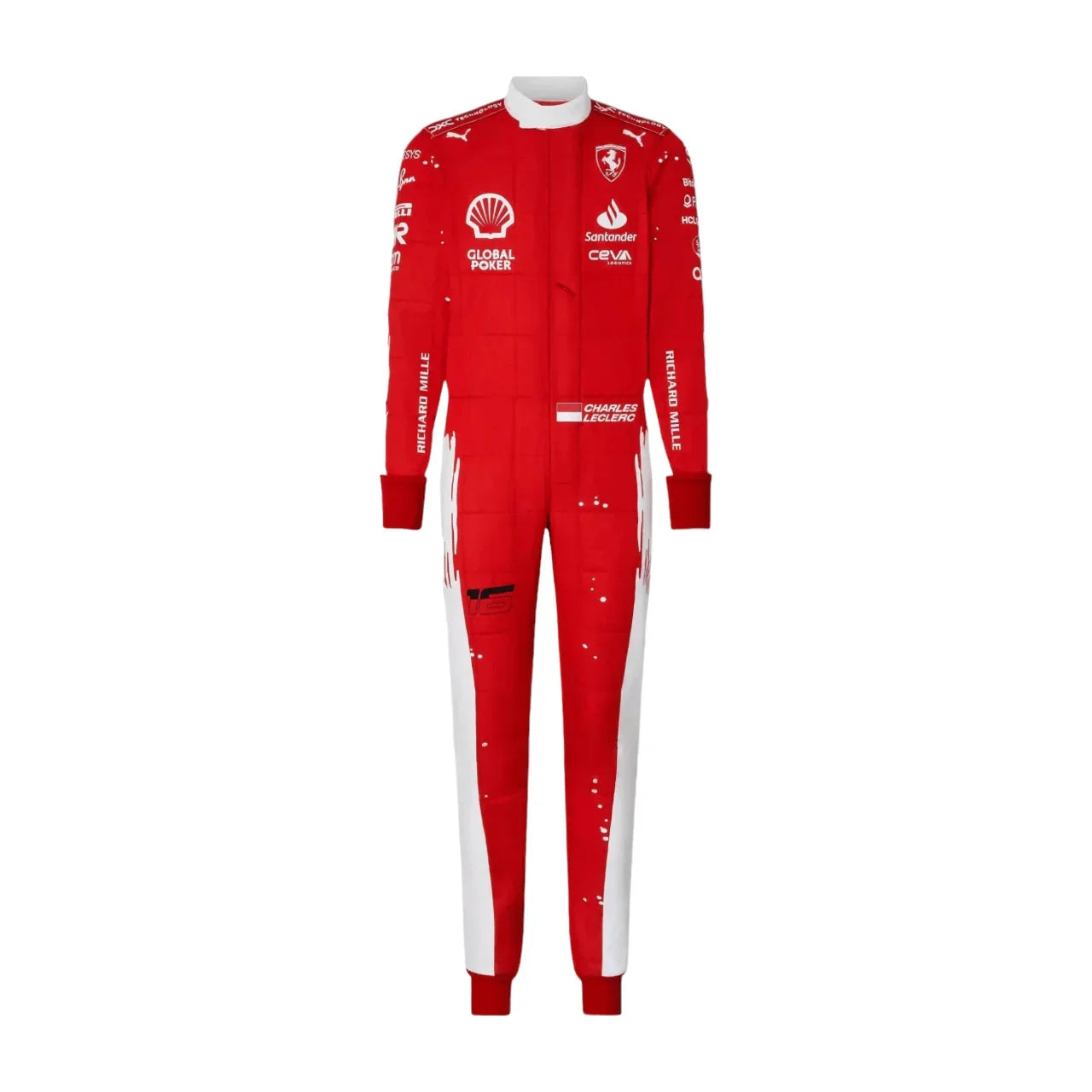 Scuderia Ferrari Race Suit Charles Leclerc & Carlos Sainz Jr - 2023 Las Vegas GP special edition - F1 Vintage Racewear