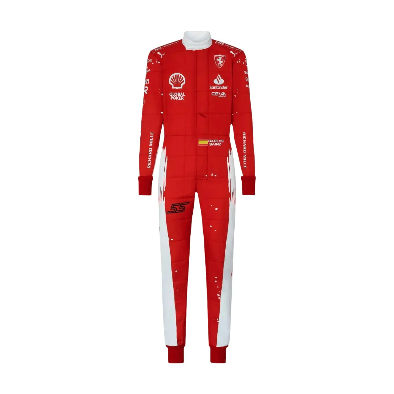 Scuderia Ferrari Race Suit Charles Leclerc & Carlos Sainz Jr - 2023 Las Vegas GP special edition - F1 Vintage Racewear