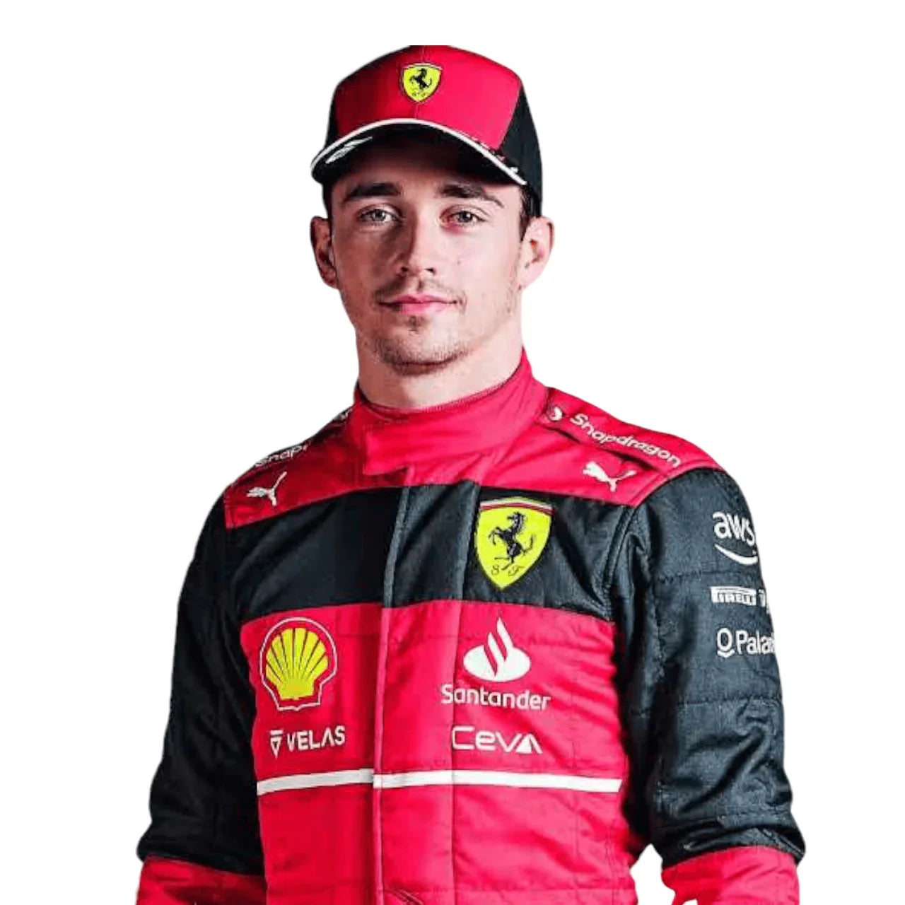 New Charles Leclerc 2022 Race Suit - F1 Vintage Racewear