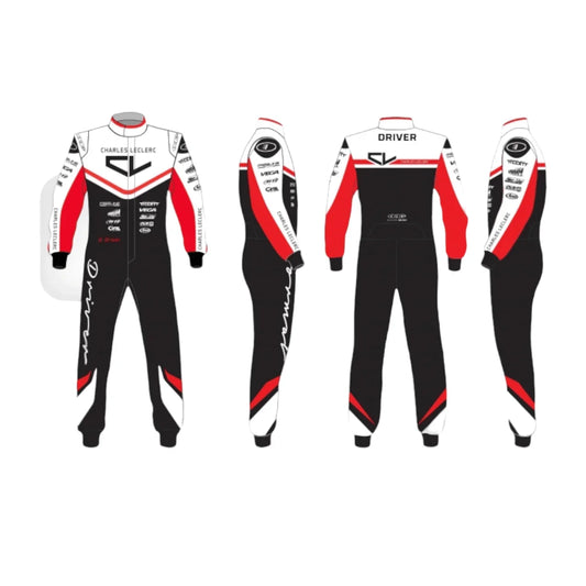 PSL Charles Leclerc 2020 Custom DRIVER SUIT - F1 Vintage Racewear