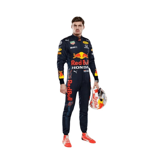 2021 New Max Verstappen F1 Red Bull Racing Suit - F1 Vintage Racewear
