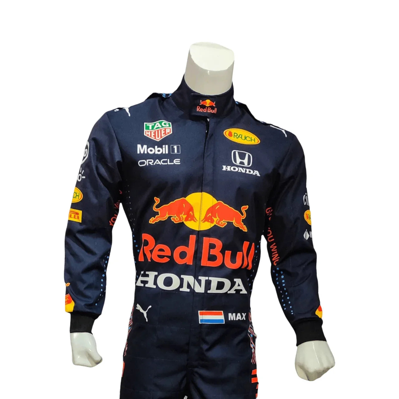 2021 New Max Verstappen F1 Red Bull Racing Suit - F1 Vintage Racewear