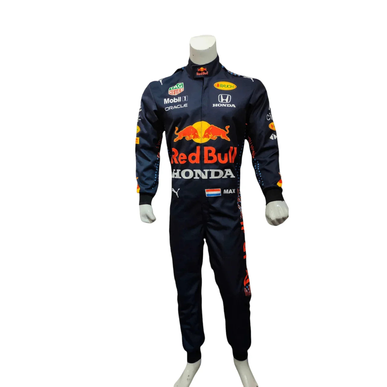 2021 New Max Verstappen F1 Red Bull Racing Suit - F1 Vintage Racewear