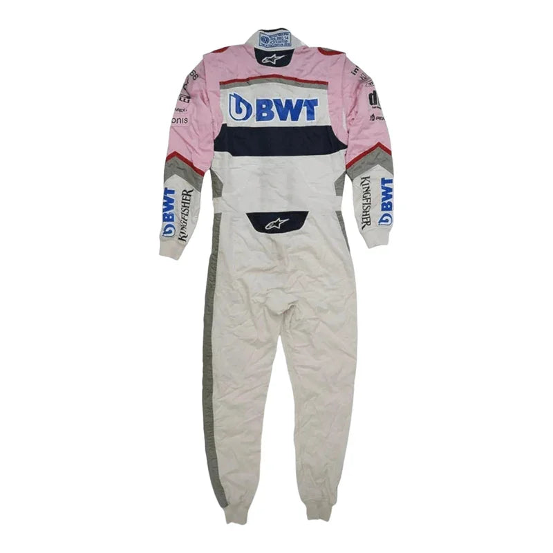 SERGIO PEREZ 2018 RACE SUIT SAHARA FORCE INDIA F1 TEAM - F1 Vintage Racewear