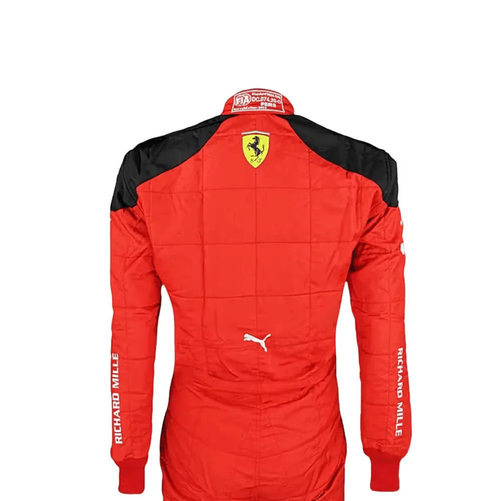 2023 Carlos Sainz Ferrari F1 Race Suit - F1 Vintage Racewear