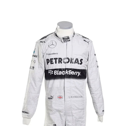 2014 Lewis Hamilton PETRONAS Mercedes F1 Race Suit - F1 Vintage Racewear