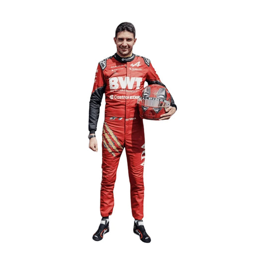 2024 New Esteban Ocon bwt Race Suit - F1 Vintage Racewear