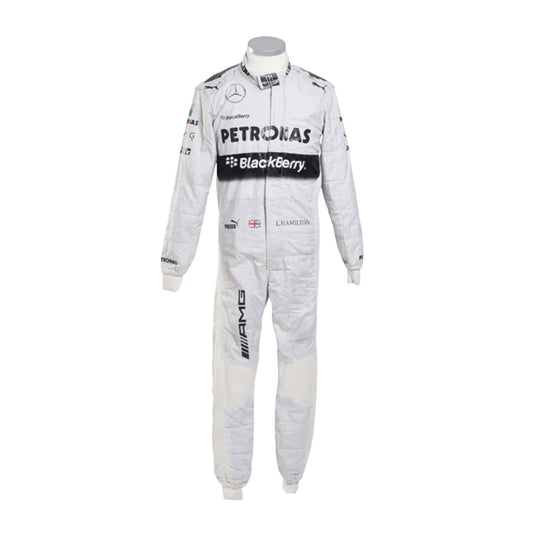 2014 Lewis Hamilton PETRONAS Mercedes F1 Race Suit - F1 Vintage Racewear