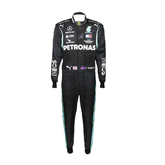 2020 Lewis Hamilton Mercedes F1 Race Suit - F1 Vintage Racewear