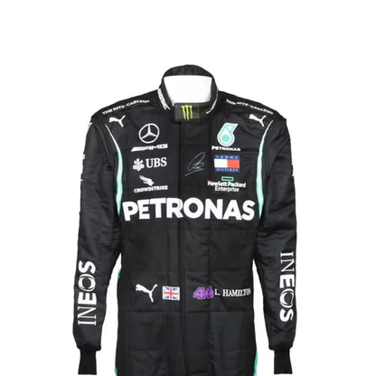 2020 Lewis Hamilton Mercedes F1 Race Suit - F1 Vintage Racewear