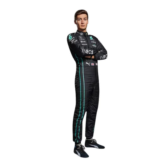 2022 George Russell PETRONAS Mercedes F1 Race Suit - F1 Vintage Racewear