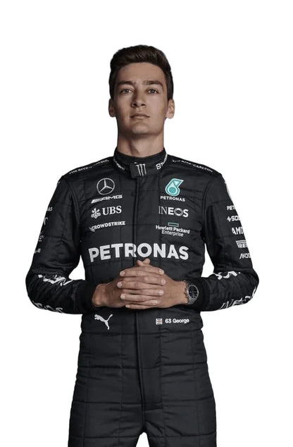 2023 George Russell PETRONAS Mercedes F1 Race Suit - F1 Vintage Racewear