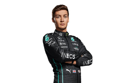 2022 George Russell PETRONAS Mercedes F1 Race Suit - F1 Vintage Racewear