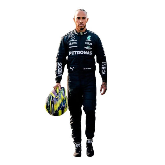 2023 Lewis Hamilton PETRONAS Mercedes F1 Race Suit - F1 Vintage Racewear