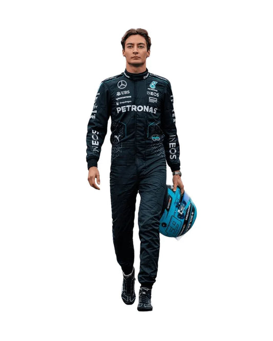 2024 George Russell Mercedes AMG F1 Race Suit - F1 Vintage Racewear