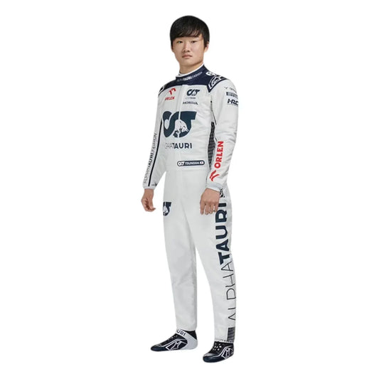 2023 Yuki Tsunoda Alphatauri F1 Race Suit - F1 Vintage Racewear