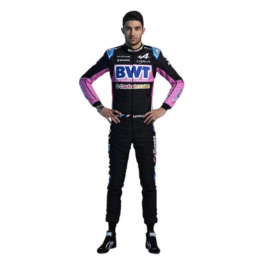 2024 Esteban Ocon British Gp F1 Race Suit - F1 Vintage Racewear