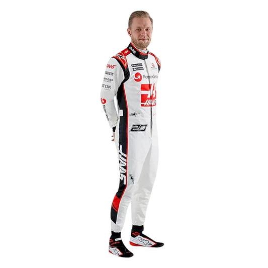 2023 Kevin Magnussen Haas F1 Race Suit - F1 Vintage Racewear