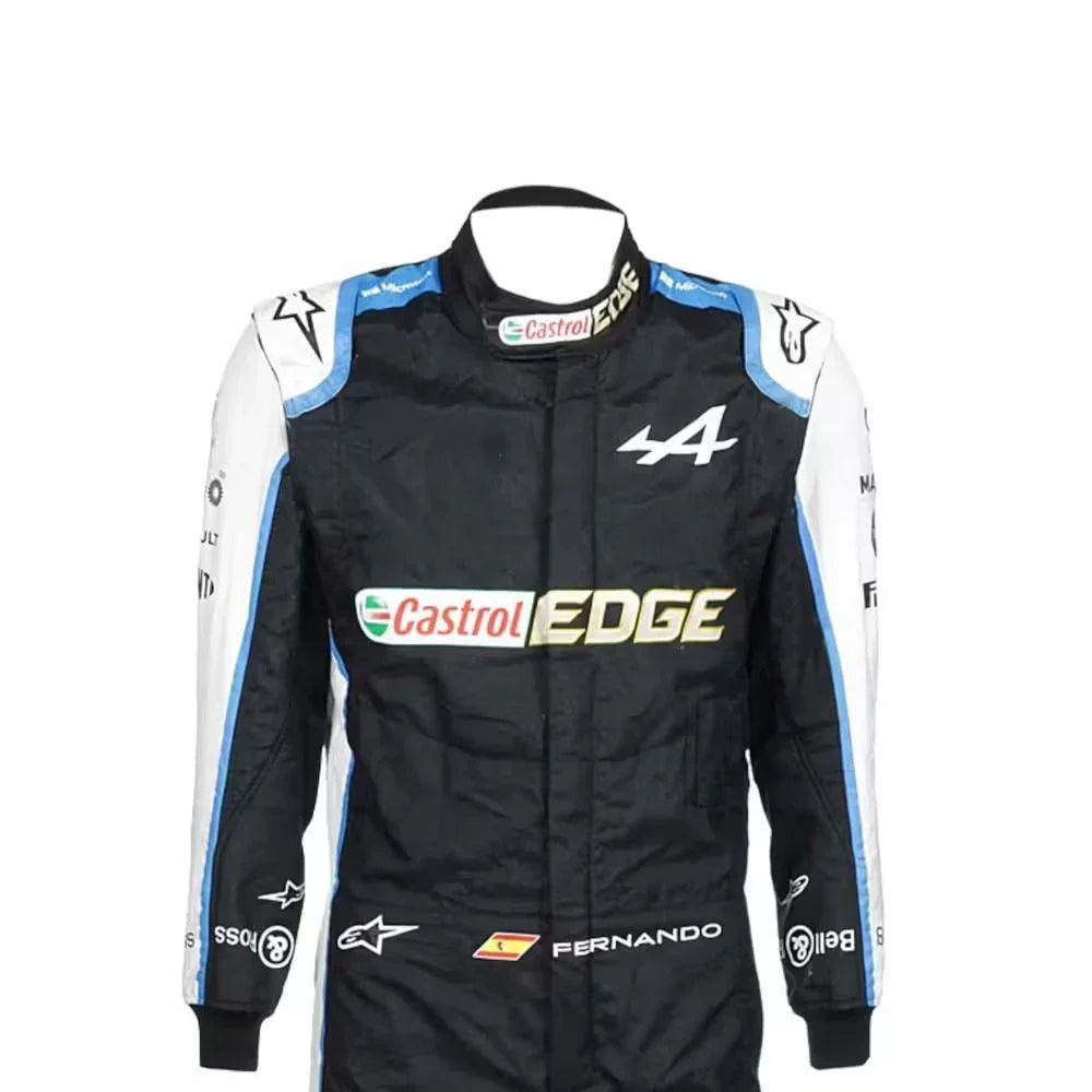 2021 Fernando Alonso Alpine F1 Race Suit - F1 Vintage Racewear