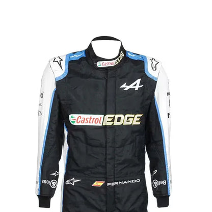 2021 Fernando Alonso Alpine F1 Race Suit - F1 Vintage Racewear