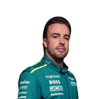 2024 Fernando Alonso Aston Martin F1 Race Suit - F1 Vintage Racewear