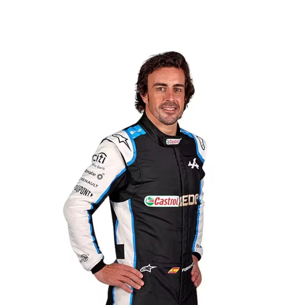 2021 Fernando Alonso Alpine F1 Race Suit - F1 Vintage Racewear