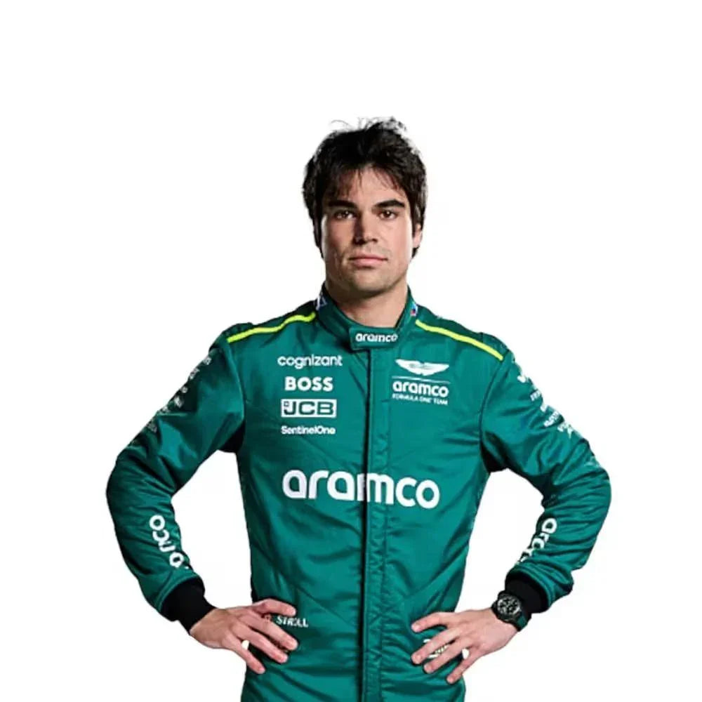 2024 Lance Stroll Aston Martin F1 Race Suit - F1 Vintage Racewear