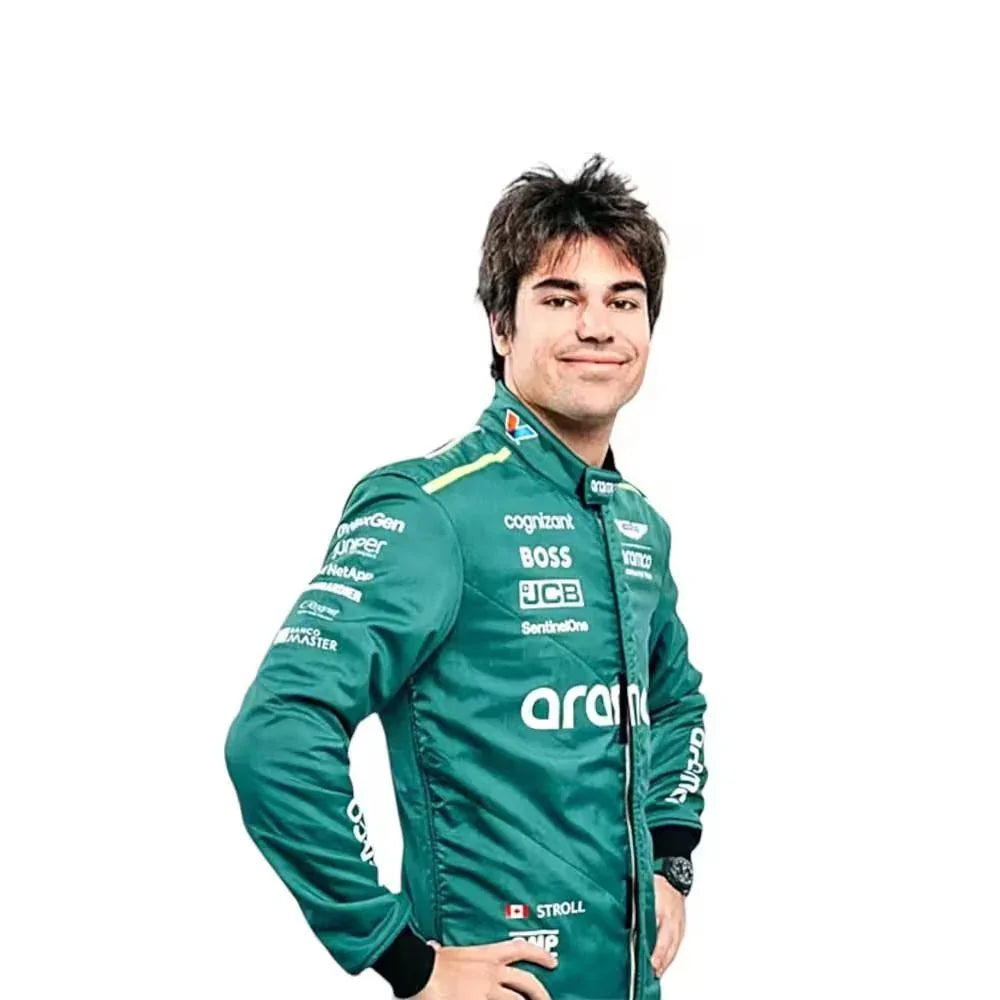 2024 Lance Stroll Aston Martin F1 Race Suit - F1 Vintage Racewear