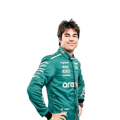 2024 Lance Stroll Aston Martin F1 Race Suit - F1 Vintage Racewear