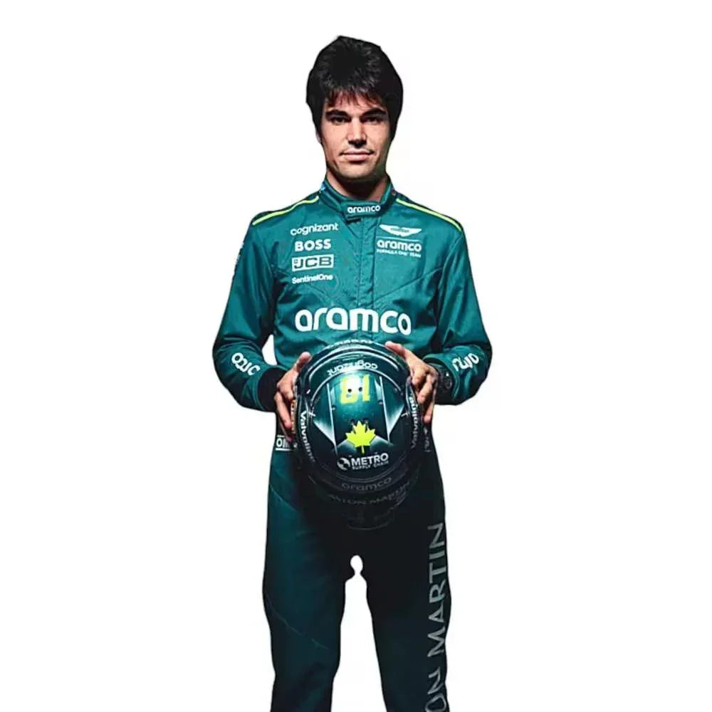 2024 Lance Stroll Aston Martin F1 Race Suit - F1 Vintage Racewear